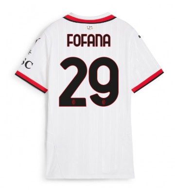 AC Milan Youssouf Fofana #29 Bortatröja Dam 2024-25 Kortärmad